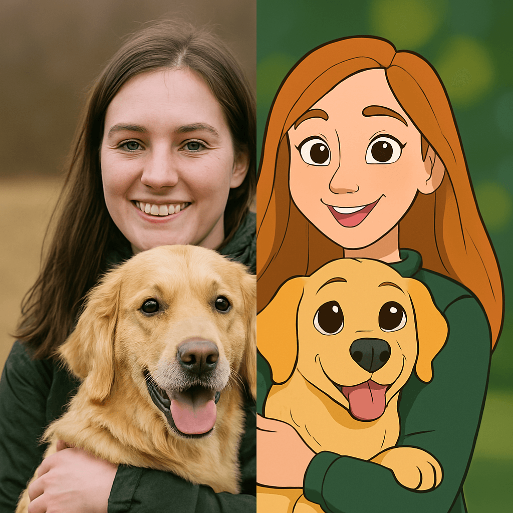 AI Cartoon Photo generated artwork