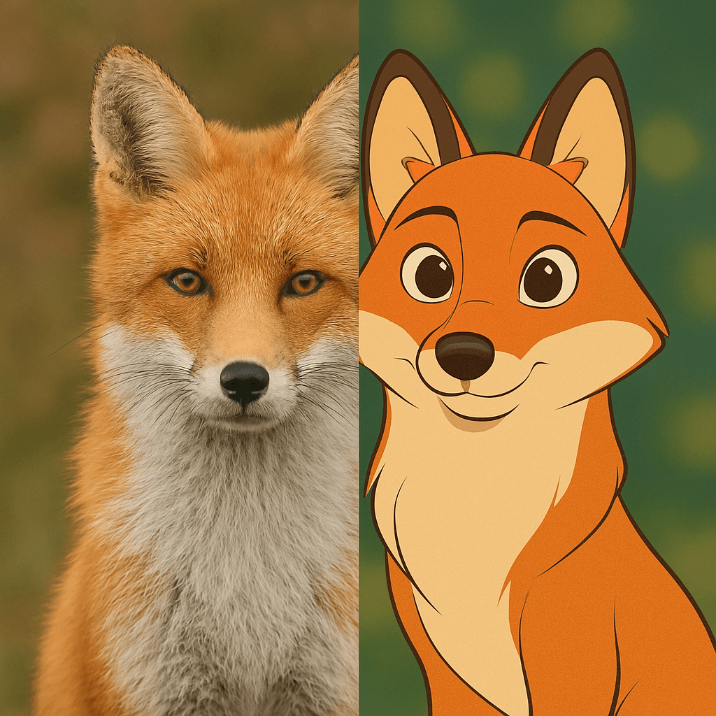 AI Cartoon Photo generated artwork